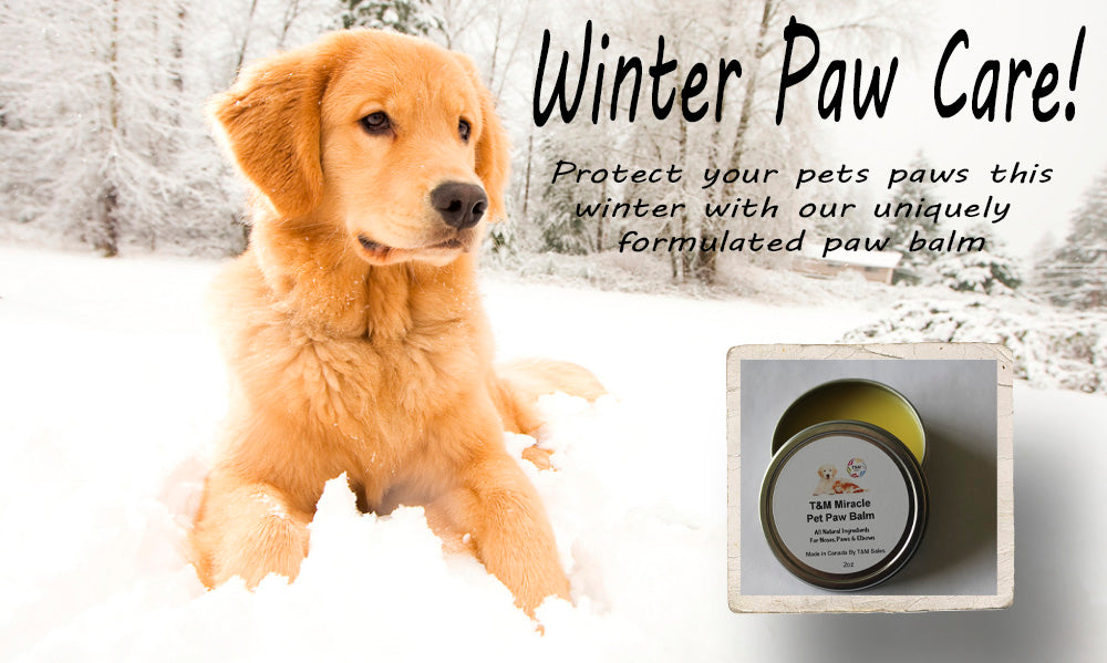 T&M Miracle Pet Balm All-Natural Moisturizing Balm for Dogs & Cats That Heals Dry, Cracked and Rough Paws, Elbows and Noses.