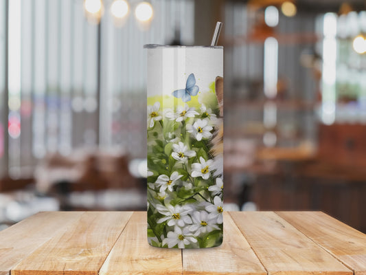 Calico Cat 20oz Skinny Tumbler